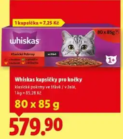 Lidl Whiskas kapsičky pro kočky nabídka
