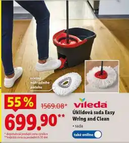 Lidl Vileda Úklidová sada Easy Wring and Clean nabídka