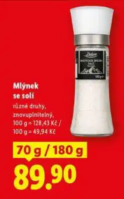 Lidl Mlýnek se solí nabídka