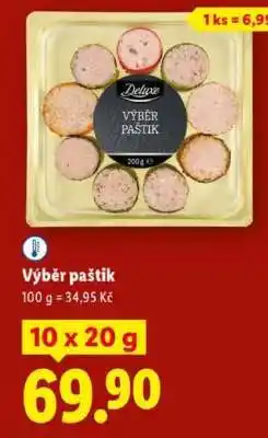 Lidl Výběr paštik nabídka