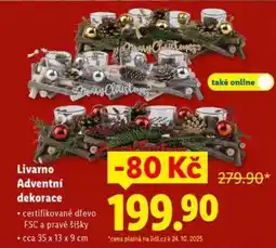 Lidl LIVARNO ADVENTNÍ DEKORACE nabídka