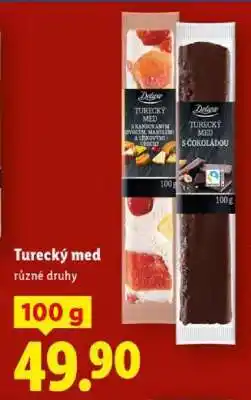 Lidl TURECKÝ MED nabídka