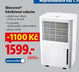 Lidl SILVERCREST Odvlhčovač vzduchu nabídka