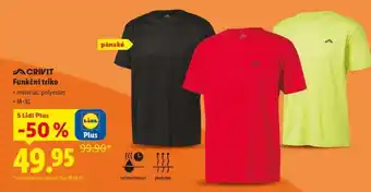 Lidl Crivit FUNKČNÍ TRIKO nabídka