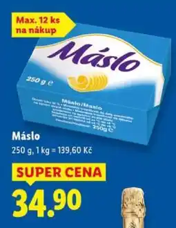 Lidl Máslo nabídka