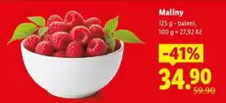 Lidl Maliny nabídka