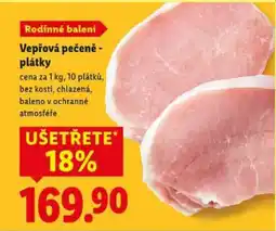 Lidl VEPŘOVÁ PEČENĚ PLÁTKY nabídka