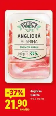 Lidl Anglická slanina nabídka