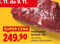 Lidl Hovězí přední bez kosti – krk nabídka