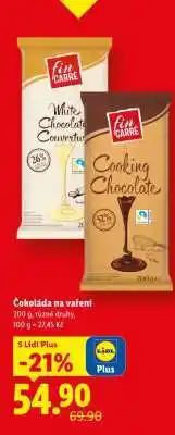 Lidl Čokoláda na vaření nabídka