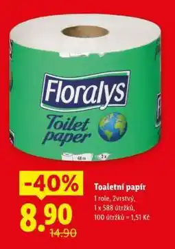 Lidl Toaletní papír nabídka