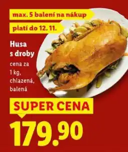 Lidl HUSA S DROBY nabídka