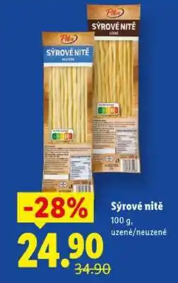 Lidl Sýrové nitě nabídka