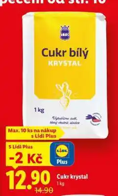 Lidl Cukr krystal nabídka