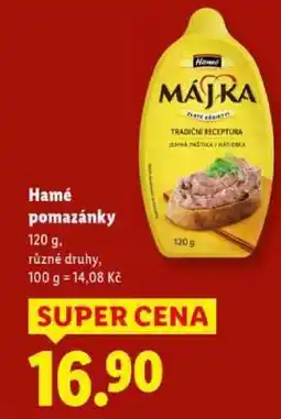 Lidl HAMÉ POMAZÁNKY nabídka