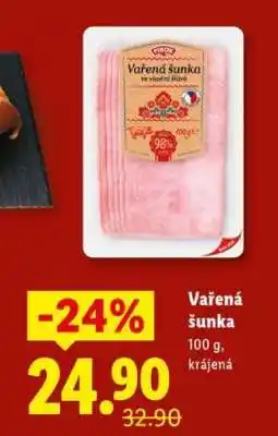 Lidl Vařená šunka nabídka