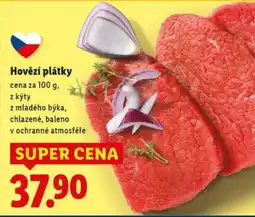 Lidl Hovězí plátky nabídka