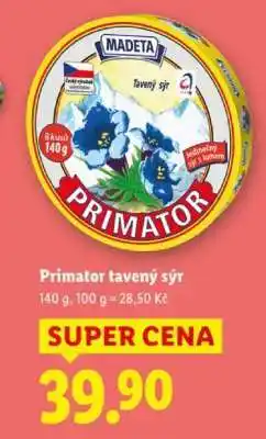 Lidl Primator tavený sýr nabídka