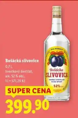 Lidl BOŠÁCKA SLIVOVICE nabídka