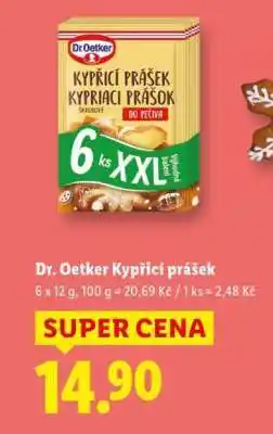 Lidl Dr. Oetker Kypřicí prášek nabídka
