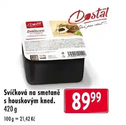 Qanto Svíčková na smetaně s houskovým kned. nabídka