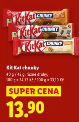 Lidl KIT KAT CHUNKY nabídka