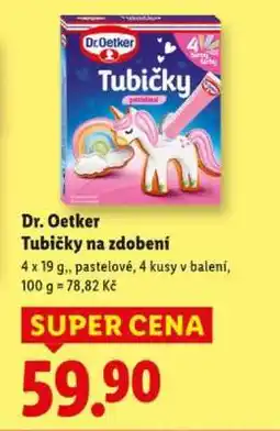 Lidl Dr. Oetker Tubičky na zdobení nabídka