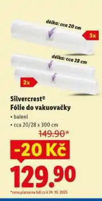 Lidl Silvercrest Fólie do vakuovačky nabídka