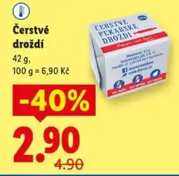 Lidl Čerstvé droždí nabídka