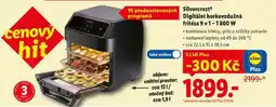 Lidl Silvercrest Digitální horkovzdušná fritéza 9 v 1 - 1800 W nabídka