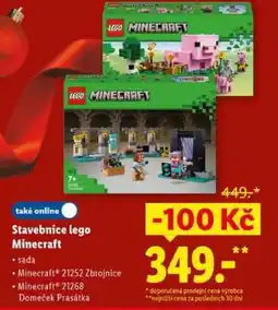 Lidl Stavebnice LEGO Minecraft nabídka