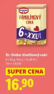 Lidl Dr. Oetker Vanilínový cukr nabídka