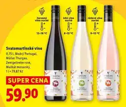 Lidl Svatomartinské víno nabídka