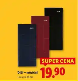 Lidl Diář - Měsíční nabídka