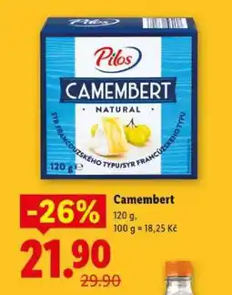 Lidl PILOS CAMEMBERT nabídka