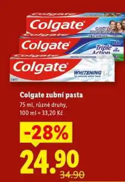 Lidl Colgate zubní pasta nabídka
