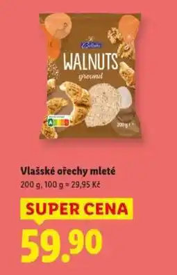 Lidl Vlašské ořechy mleté nabídka
