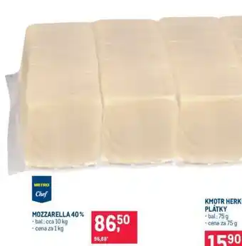 Mozzarella 40 %