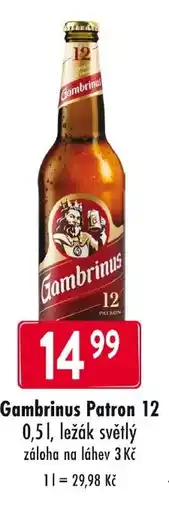 Qanto Gambrinus Patron 12 nabídka