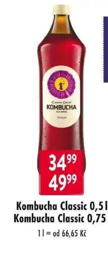 Qanto Kombucha Classic nabídka