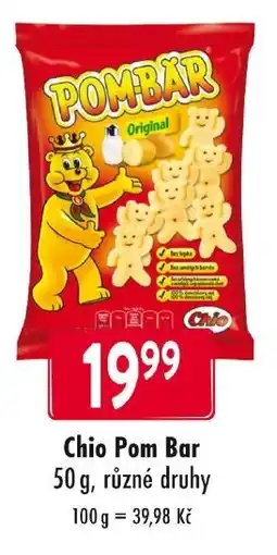 Qanto Chio Pom Bar nabídka