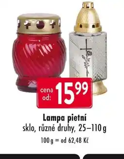Qanto Lampa pietní nabídka