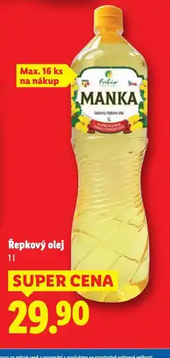 Lidl Řepkový olej nabídka
