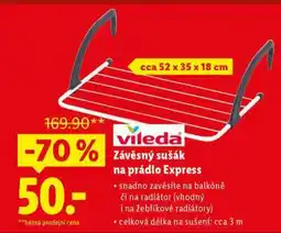 Lidl Závěsný sušák na prádlo express nabídka