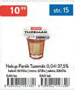 Qanto Nakup Panák Tuzemák 37,5% nabídka