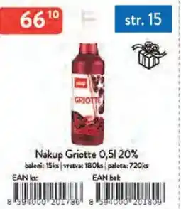 Qanto Nakup Griotte 20% nabídka