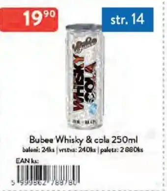Qanto Bubee Whisky & cola nabídka
