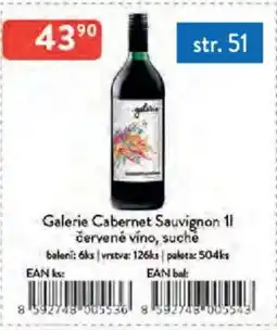 Qanto Galerie Cabernet Sauvignon červené víno, suché nabídka