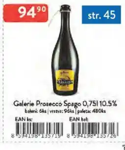 Qanto Galerie Prosecco Spago 10.5% nabídka