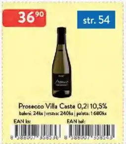 Qanto Prosecco Villa Caste 10,5% nabídka